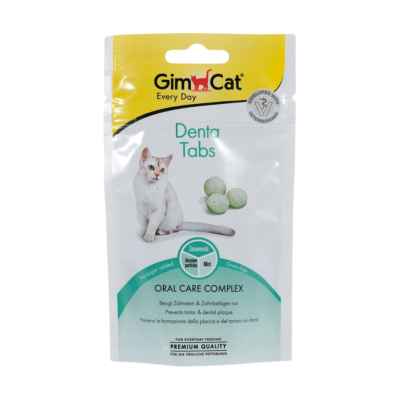 Вітаміни для кішок GimCat Every Day Denta Tabs для здоров'я зубів, 40 г